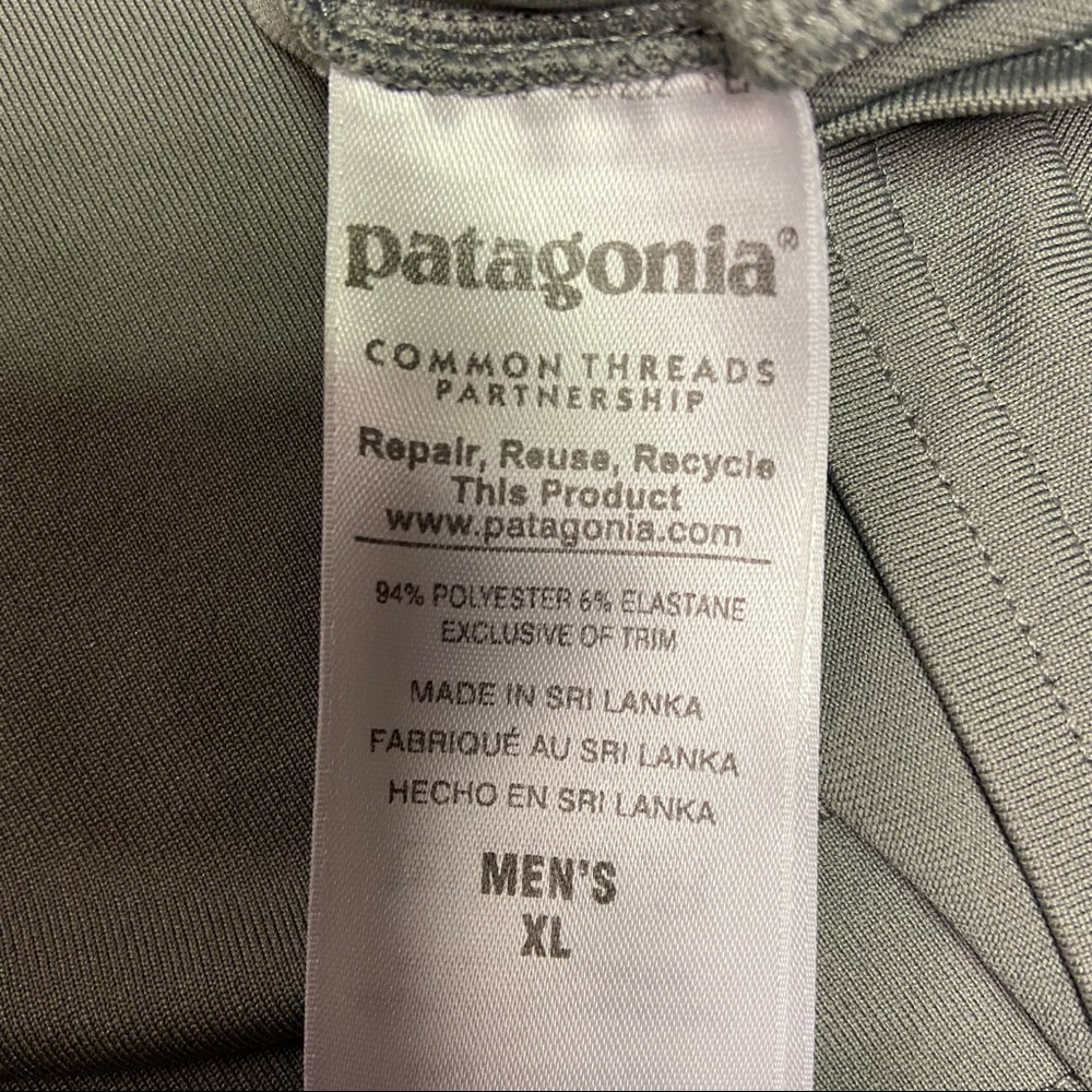 Patagonia Men’s T-Shirt Short Sleeve Gray XL - Picture 10 of 10